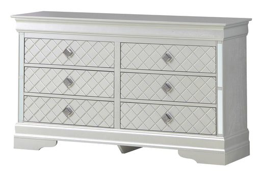 Glory Furniture Verona G6700-D Dresser , Silver Champagne G6700-D