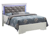 Glory Furniture Verona G6700C-B3 Bed Silver Champagne 