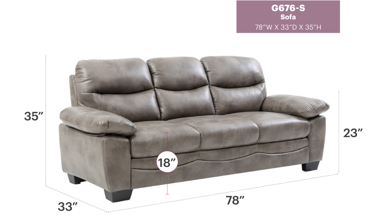 Glory Furniture Marta G674-7S Sofa 