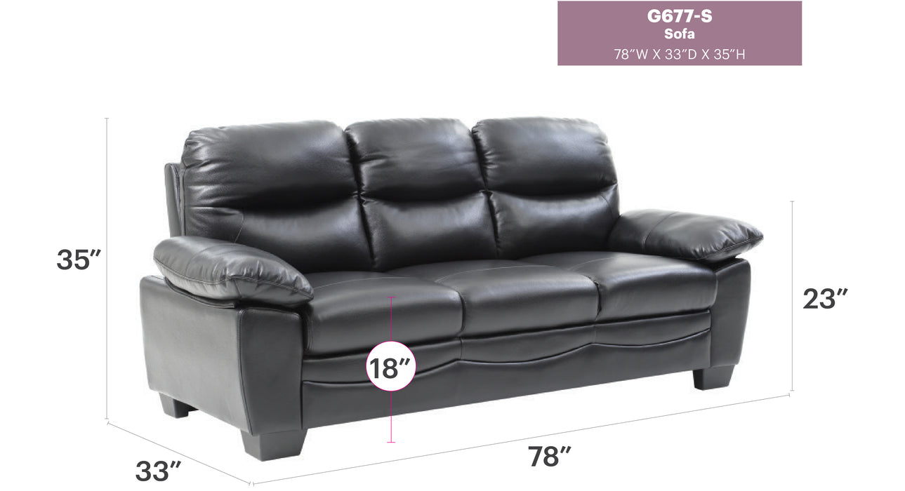 Glory Furniture Marta G674-7S Sofa 