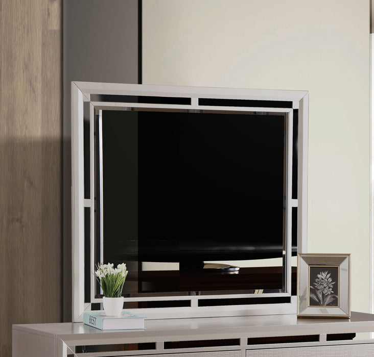 Glory Furniture Alana G6800-M Mirror , Silver Champagne G6800-M