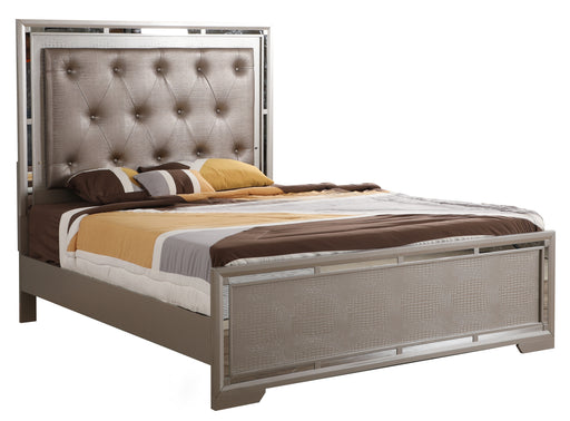 Glory Furniture Alana G6800A-B Bed Silver Champagne 