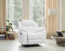 Glory Furniture Daria G682-RC Rocker Recliner , White G682-RC