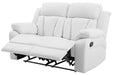 Glory Furniture Daria G682-RL Reclining Love seat , White G682-RL