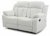 Glory Furniture Daria G682-RL Reclining Love seat , White G682-RL