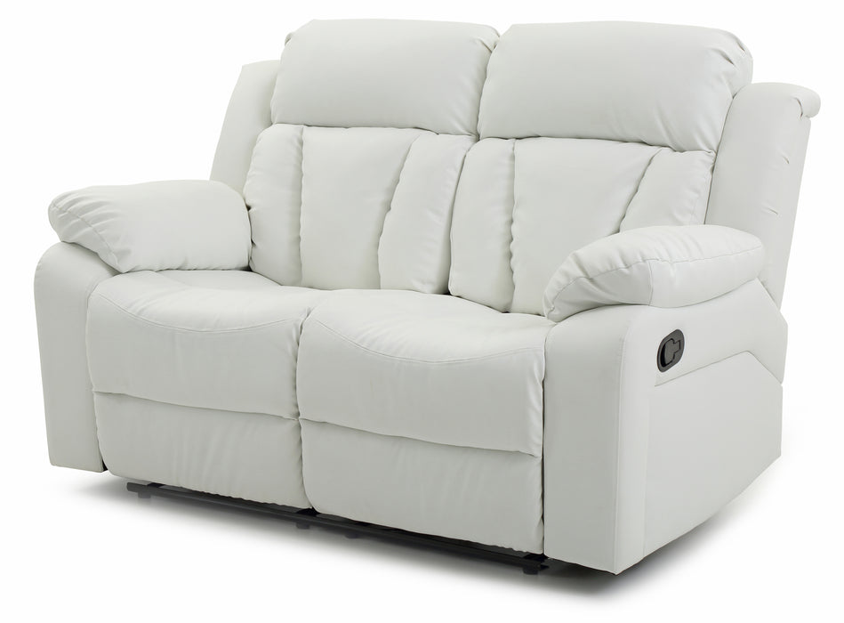 Glory Furniture Daria G682-RL Reclining Love seat , White G682-RL