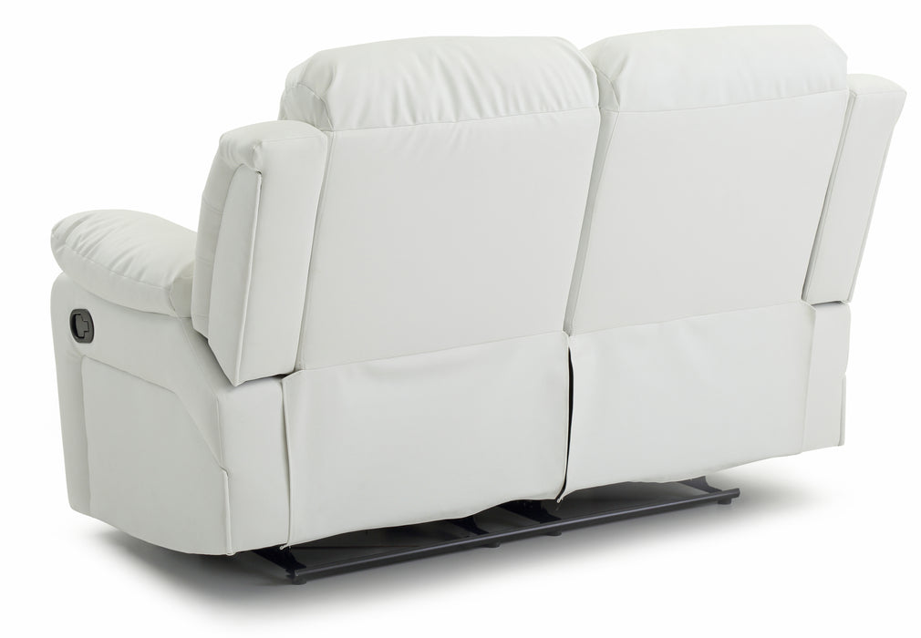 Glory Furniture Daria G682-RL Reclining Love seat , White G682-RL