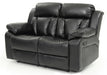 Glory Furniture Daria G683-RL Reclining Love seat , Black G683-RL