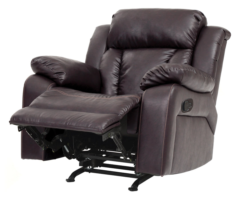 Glory Furniture Daria G686-RC Rocker Recliner , DARK Brown G686-RC