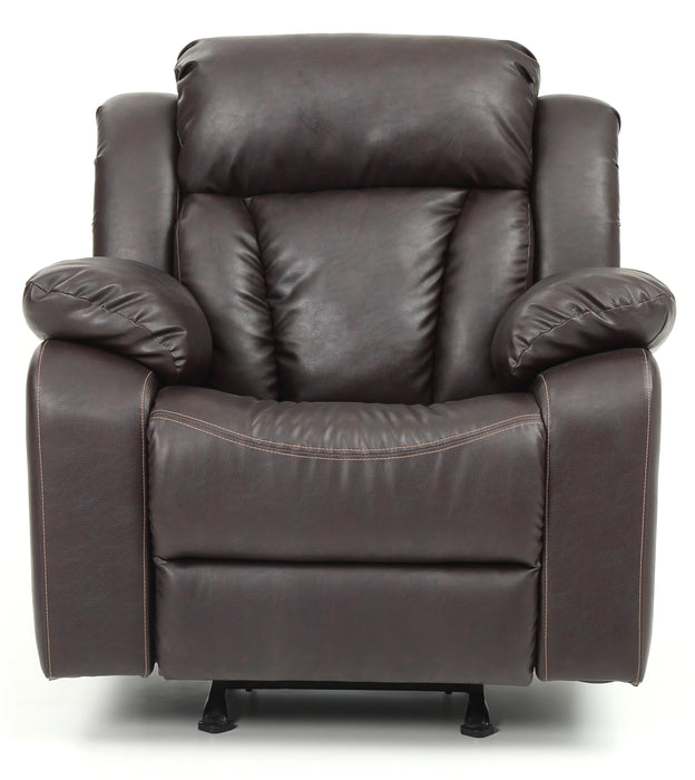 Glory Furniture Daria G686-RC Rocker Recliner , DARK Brown G686-RC