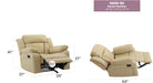 Glory Furniture Daria G689-RC Rocker Recliner , Beige G689-RC
