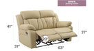 Glory Furniture Daria G689-RL Reclining Love seat , Beige G689-RL