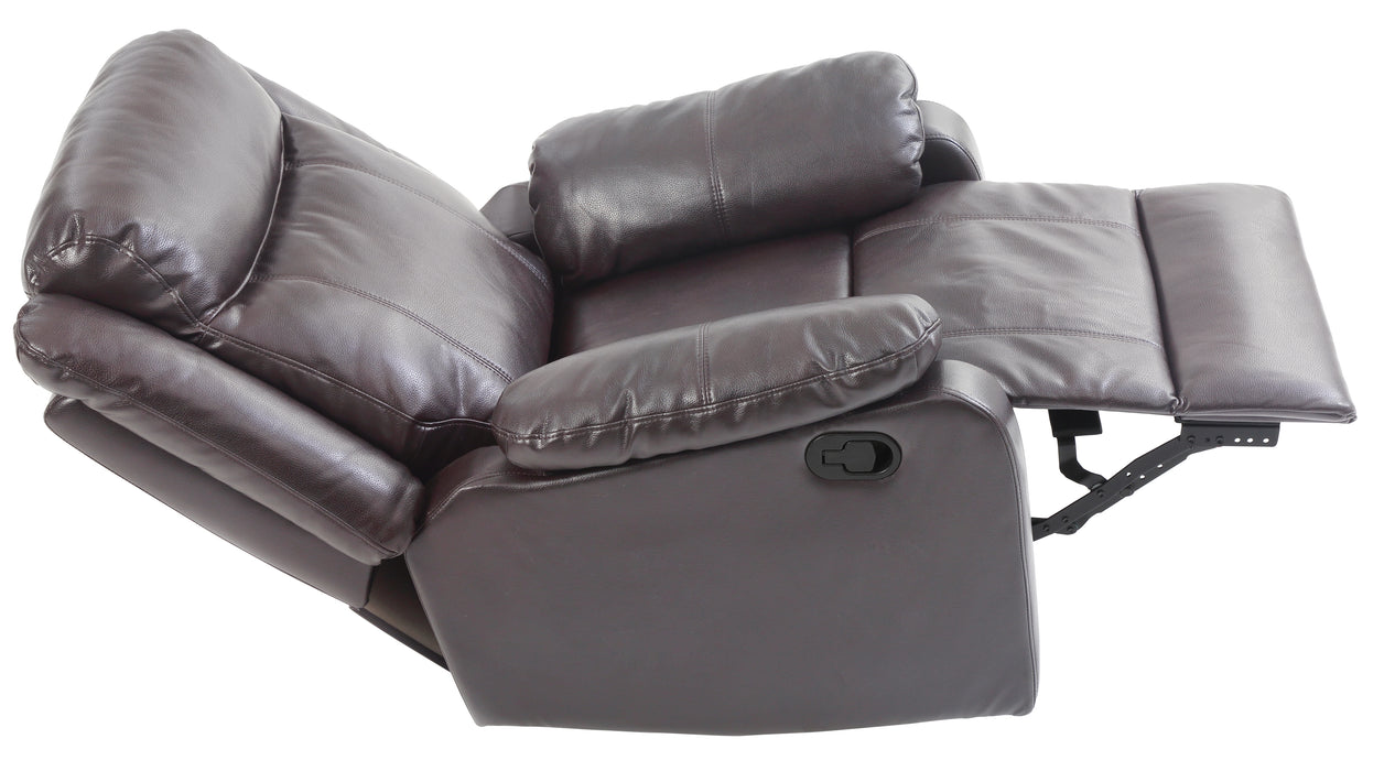 Glory Furniture Ward G760A-RC Rocker Recliner , DARK Brown G760A-RC