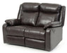 Glory Furniture Ward G760A-RL Double Reclining Love Seat , DARK Brown G760A-RL
