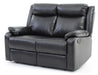 Glory Furniture Ward G761A-RL Double Reclining Love Seat , Black G761A-RL