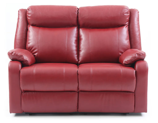 Glory Furniture Ward G765A-RL Double Reclining Love Seat , Red G765A-RL