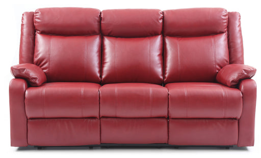 Glory Furniture Ward G765A-RS Double Reclining Sofa , Red G765A-RS