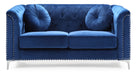 Glory Furniture Pompano G781A-L Loveseat ( 2 Boxes ) , Navy BlueG781A-L