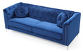 Glory Furniture Pompano G781A-S Sofa ( 2 Boxes ) , Navy BlueG781A-S