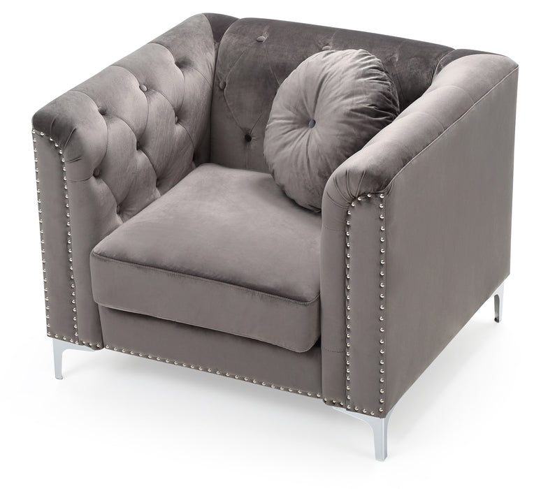 Glory Furniture Pompano G782A-C Chair , DARK GrayG782A-C
