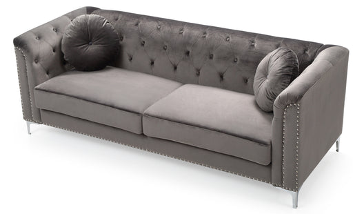 Glory Furniture Pompano G782A-S Sofa ( 2 Boxes ) , DARK GrayG782A-S