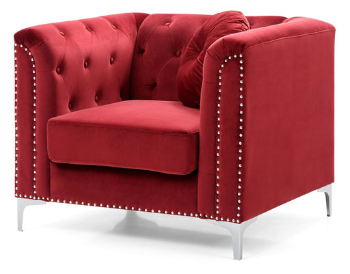 Glory Furniture Pompano G789A-C Chair , BURGUNDY G789A-C