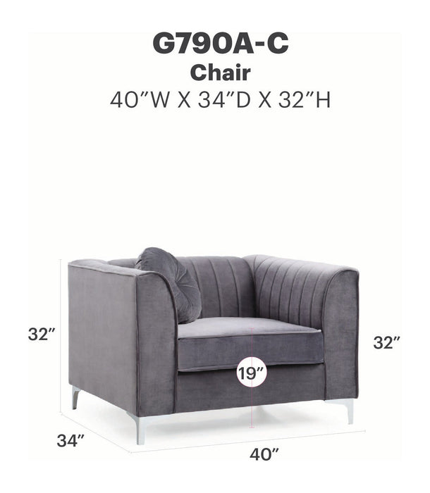 Glory Furniture Delray Chair