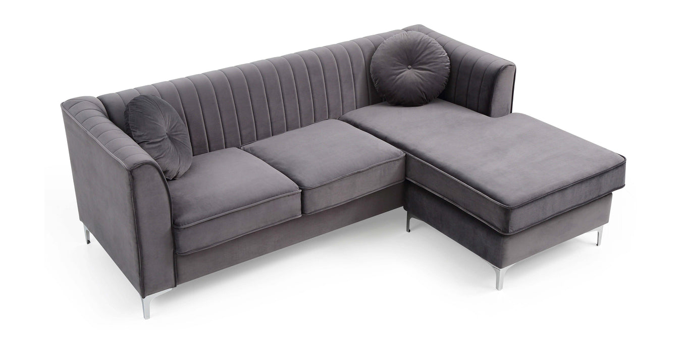 Glory Furniture Delray Sofa Chaise