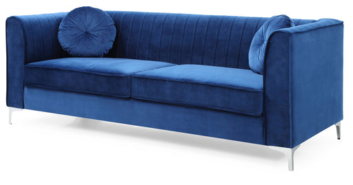 Glory Furniture Delray G791A-S Sofa ( 2 Boxes ) , Navy BlueG791A-S