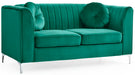 Glory Furniture Delray G792A-L Loveseat ( 2 Boxes ) , Green G792A-L