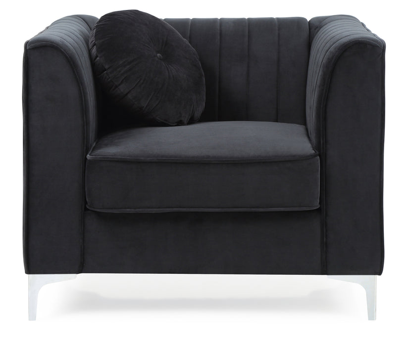 Glory Furniture Delray G793A-C Chair , Black G793A-C