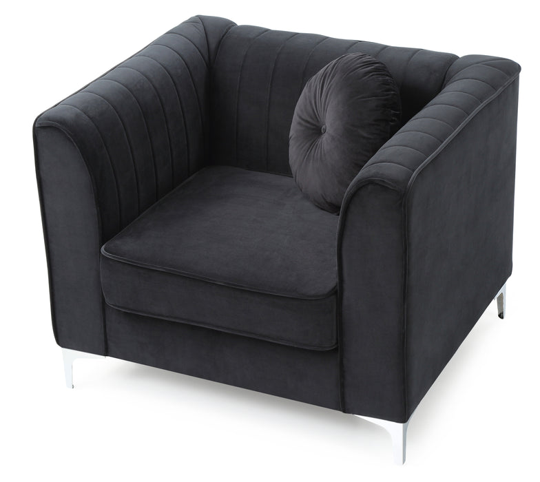 Glory Furniture Delray G793A-C Chair , Black G793A-C