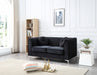 Glory Furniture Delray G793A-L Loveseat ( 2 Boxes ) , Black G793A-L