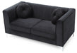 Glory Furniture Delray G793A-L Loveseat ( 2 Boxes ) , Black G793A-L