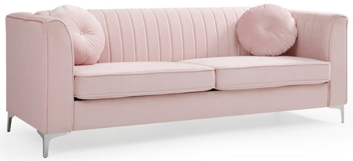 Glory Furniture Delray G794A-S Sofa ( 2 Boxes ) , Pink G794A-S