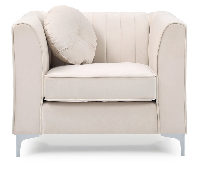 Glory Furniture Delray G797A-C Chair , IVORY G797A-C