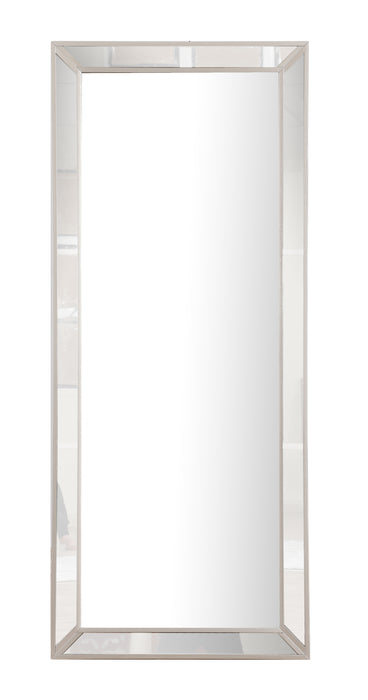 Glory Furniture Hollywood Hills G8105-FM Floor Mirror , Silver Champagne G8105-FM