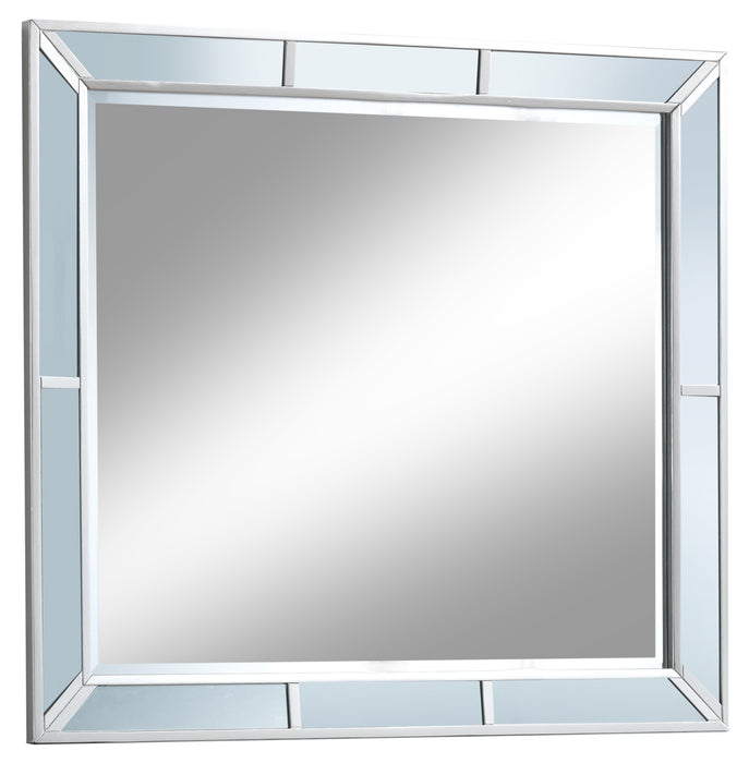 Glory Furniture Hollywood Hills G8105-M Mirror , Silver Champagne G8105-M