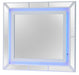 Glory Furniture Hollywood_Hills G8180-M Mirror , Silver Champagne G8180-M