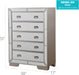 Glory Furniture Hollywood Hills G8190-CH Chest , Silver Champagne G8190-CH