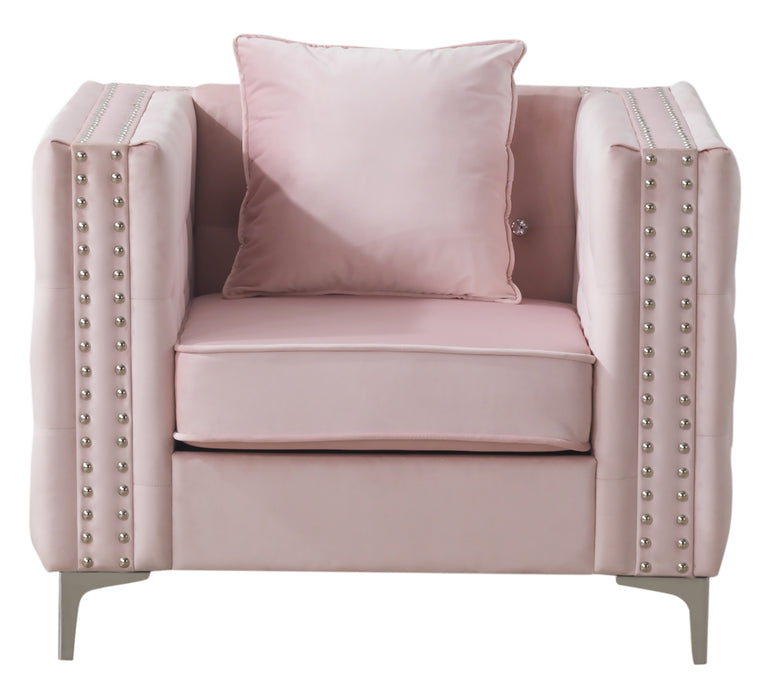 Glory Furniture Paige G824A-C Chair , Pink G824A-C