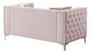 Glory Furniture Paige G824A-L Loveseat , Pink G824A-L