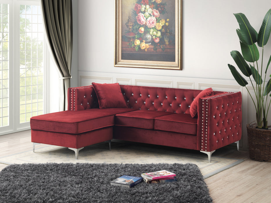 Glory Furniture Paige G822-849B-SC Sofa Chaise