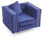 Glory Furniture Paige G829A-C Chair , Blue G829A-C