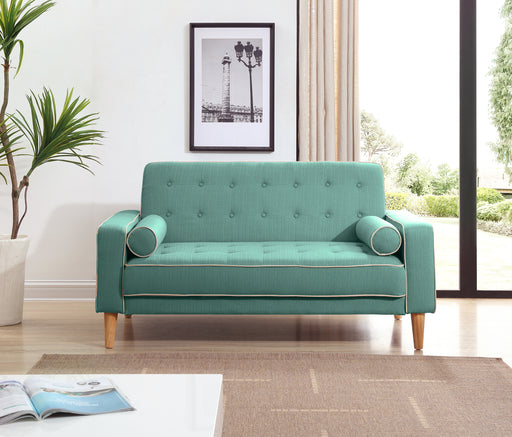 Glory Furniture Andrews G833A-L Loveseat Bed ( 2 Boxes ) , TEAL G833A-L