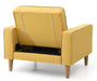 Glory Furniture Andrews G834A-C Chair Bed , YELLOW G834A-C