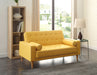 Glory Furniture Andrews G834A-L Loveseat Bed ( 2 Boxes ) , YELLOW G834A-L