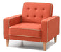 Glory Furniture Andrews G835A-C Chair Bed , ORANGE G835A-C