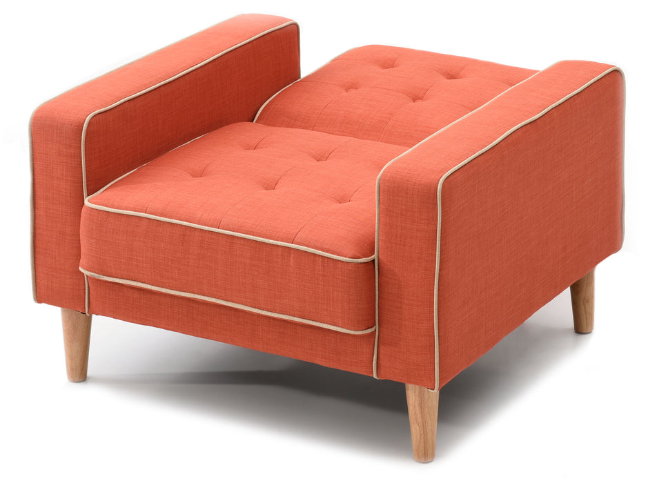 Glory Furniture Andrews G835A-C Chair Bed , ORANGE G835A-C