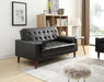 Glory Furniture Andrews G843A-L Loveseat Bed ( 2 Boxes ) , Black G843A-L
